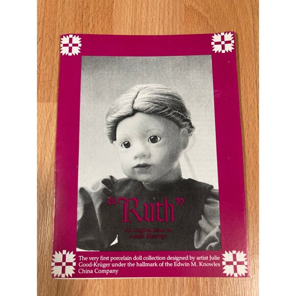 Amish Blessings RUTH Doll NIB • Edwin M. Knowles, Julie Good Kruger,  COA/4140DB - Picture 5 of 12